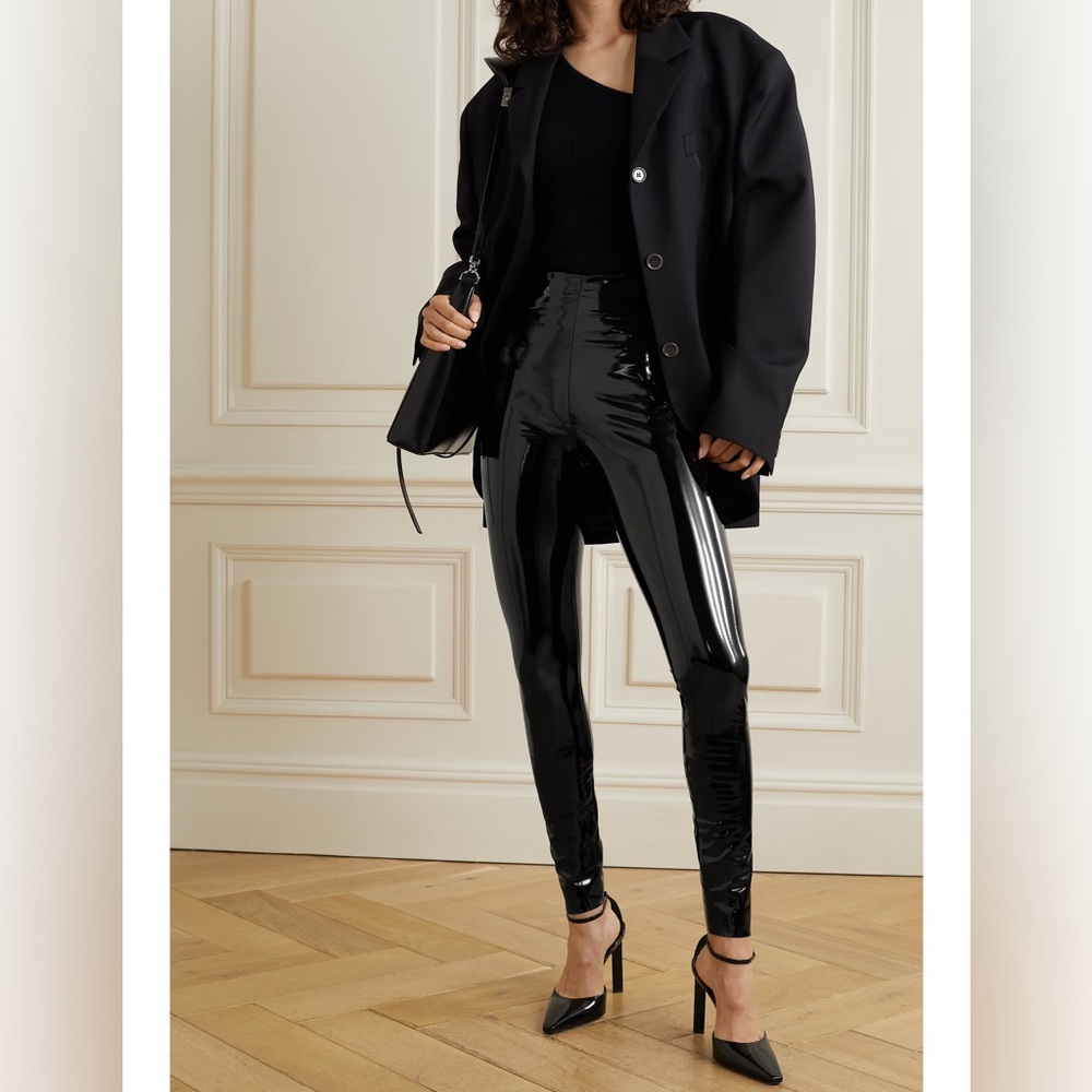Scoop NYC patent leggings